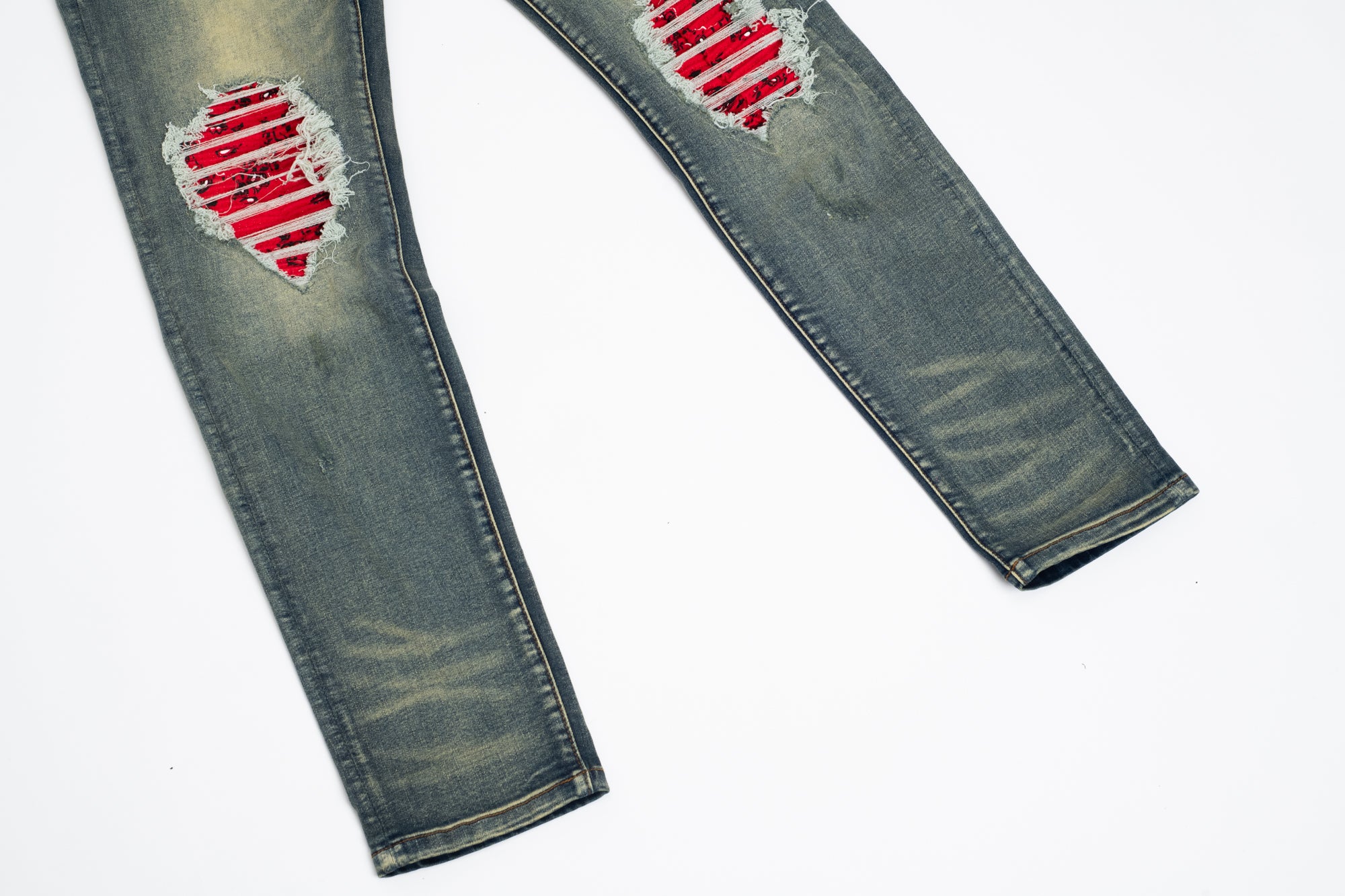 SK03| RED BLOOD DENIM