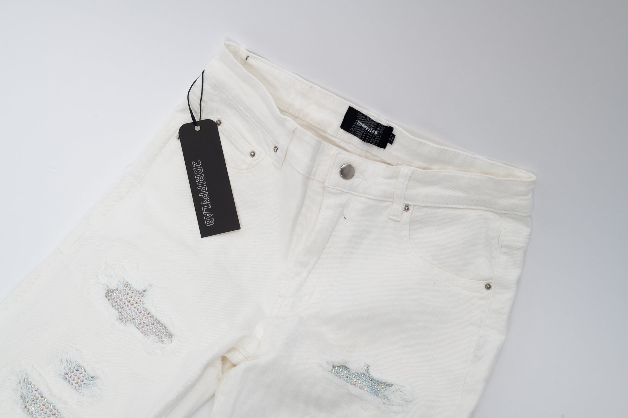 SK06| WHITE COCO DENIM