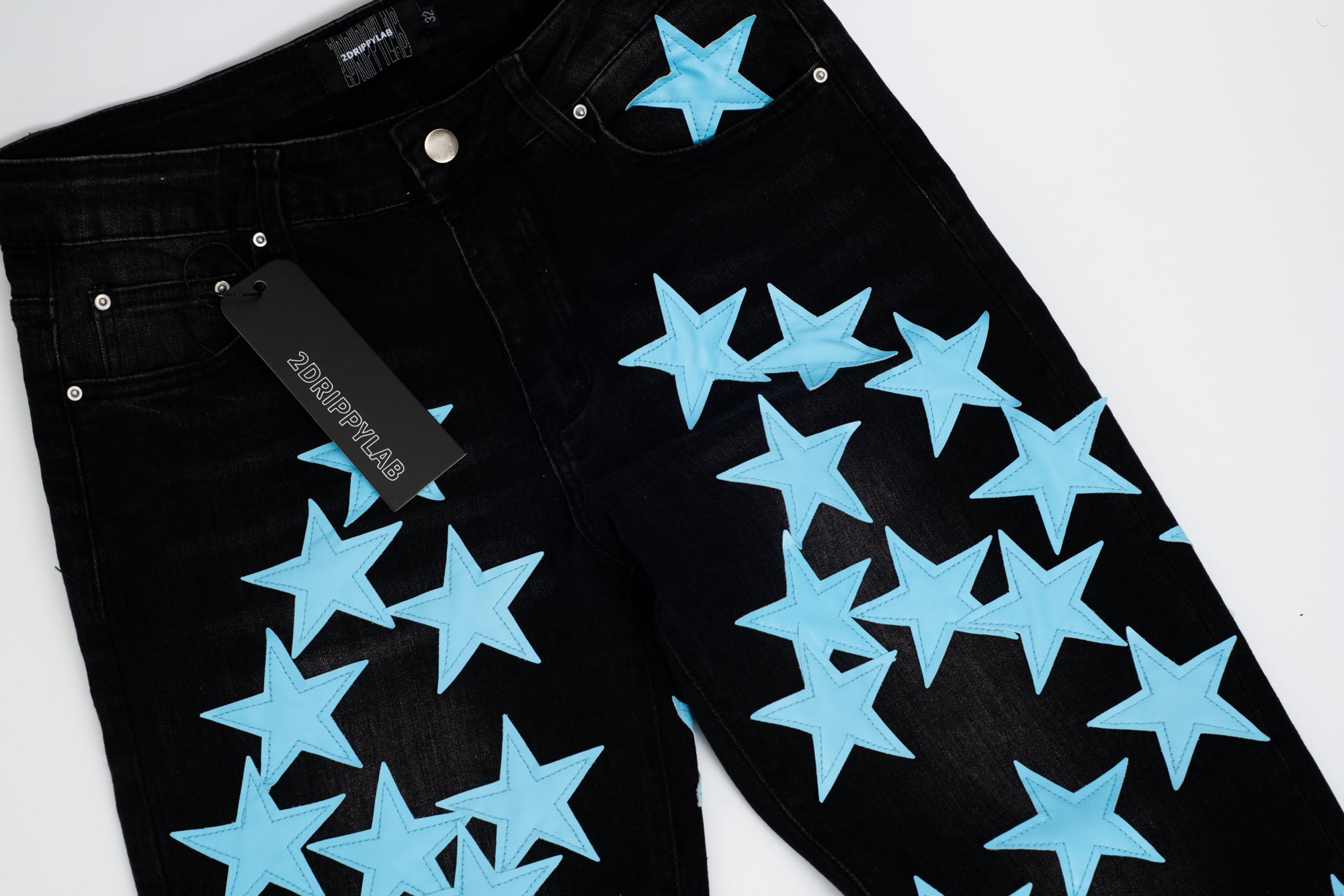 SK14| BLUE HOLLYWOOD DENIM