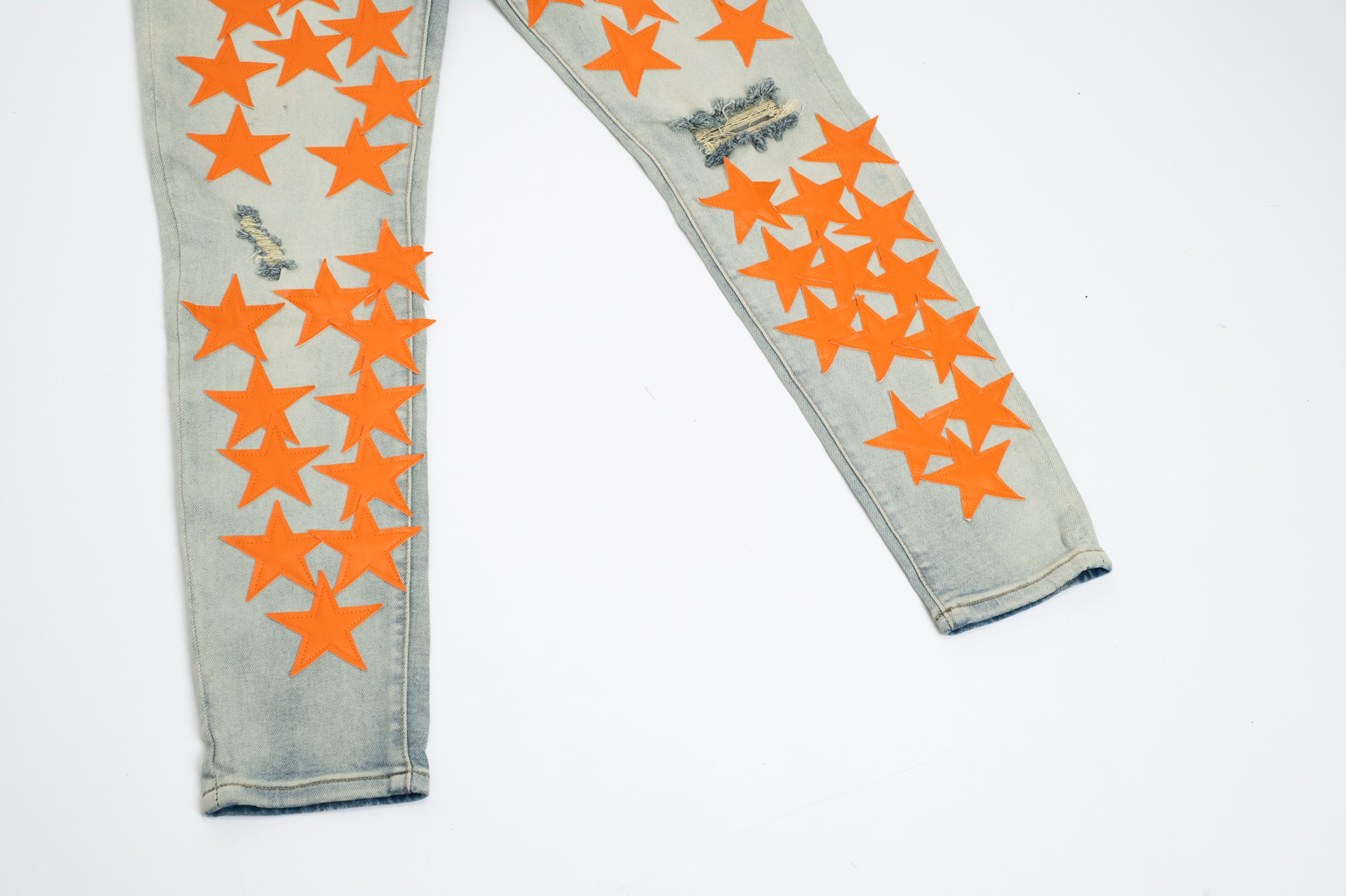 SK11| ORANGE HOLLYWOOD DENIM