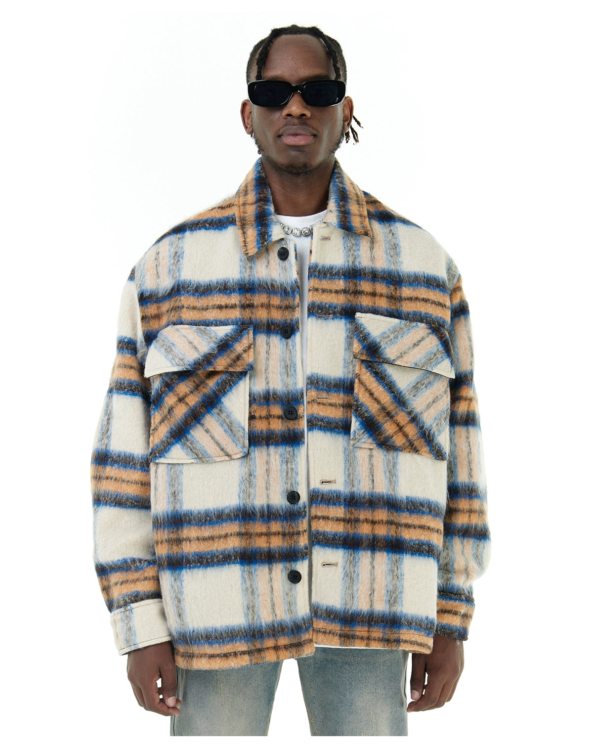 FN1| SICKO BEIGE FLANNEL