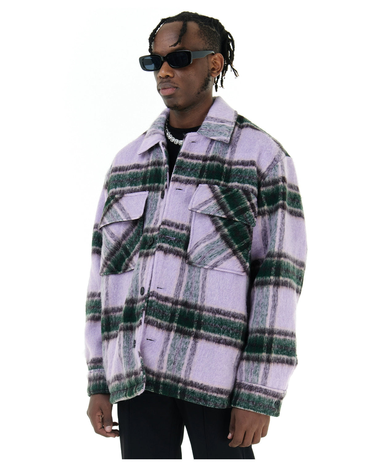 FN1| SICKO PURPLE FLANNEL