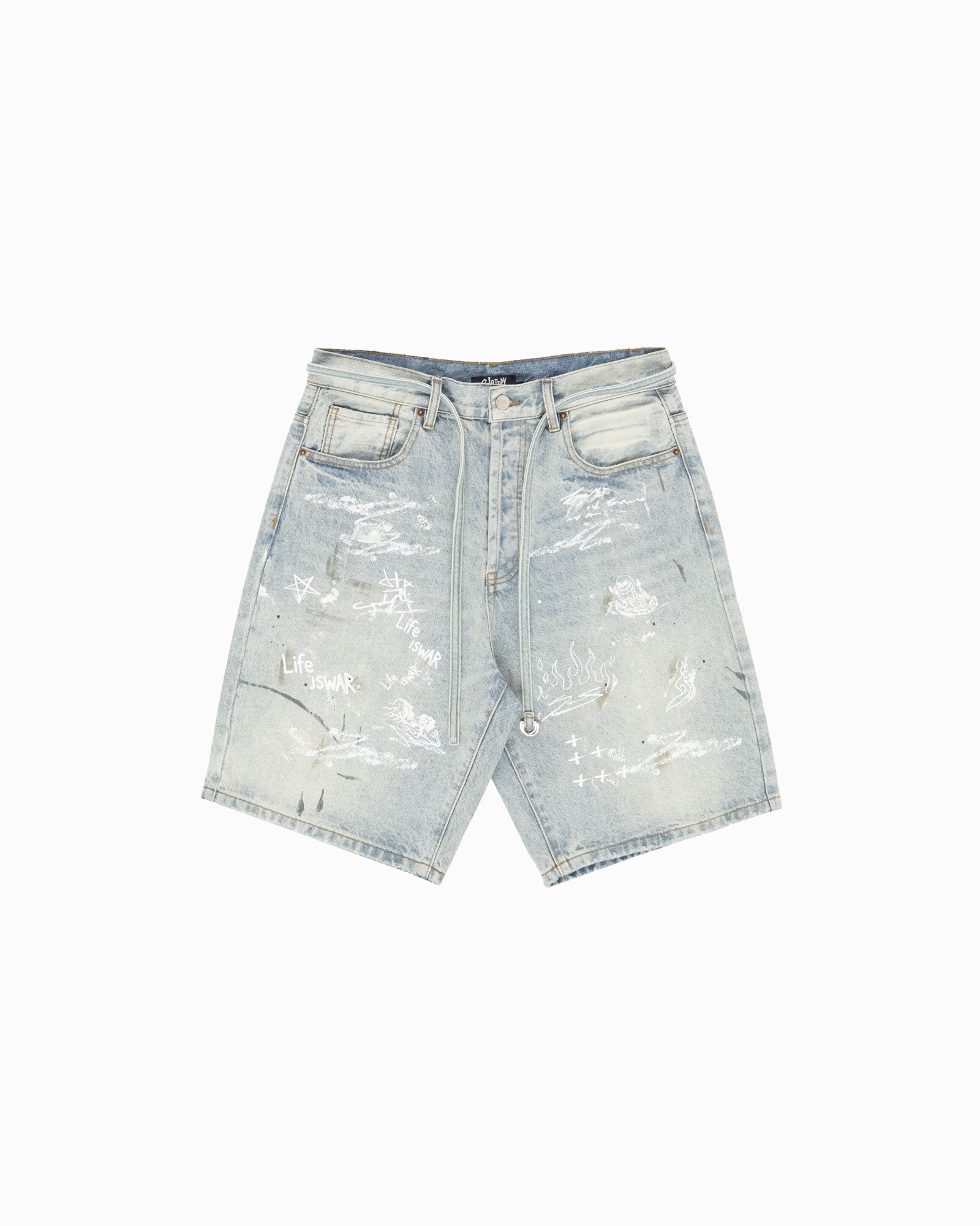 SS26|BLUE NOTEBOOK SHORTS