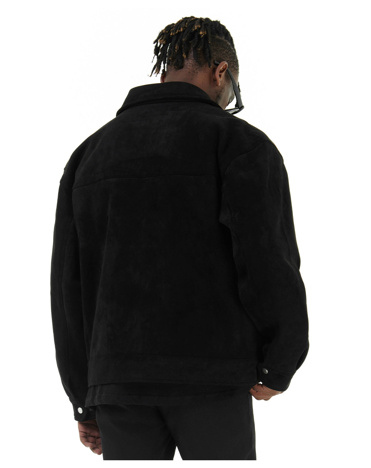 JT4|NIGHTCRAWLER BLACK VELOUR JACKET