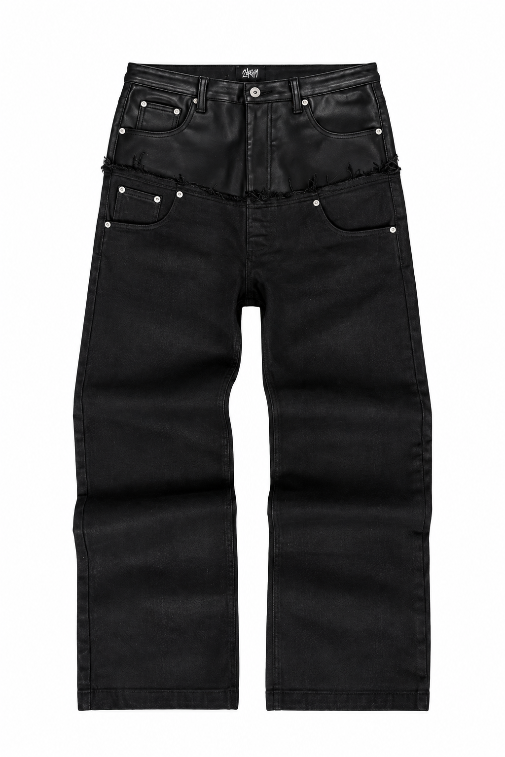 FW26|DOUBLE LEATHER PANT