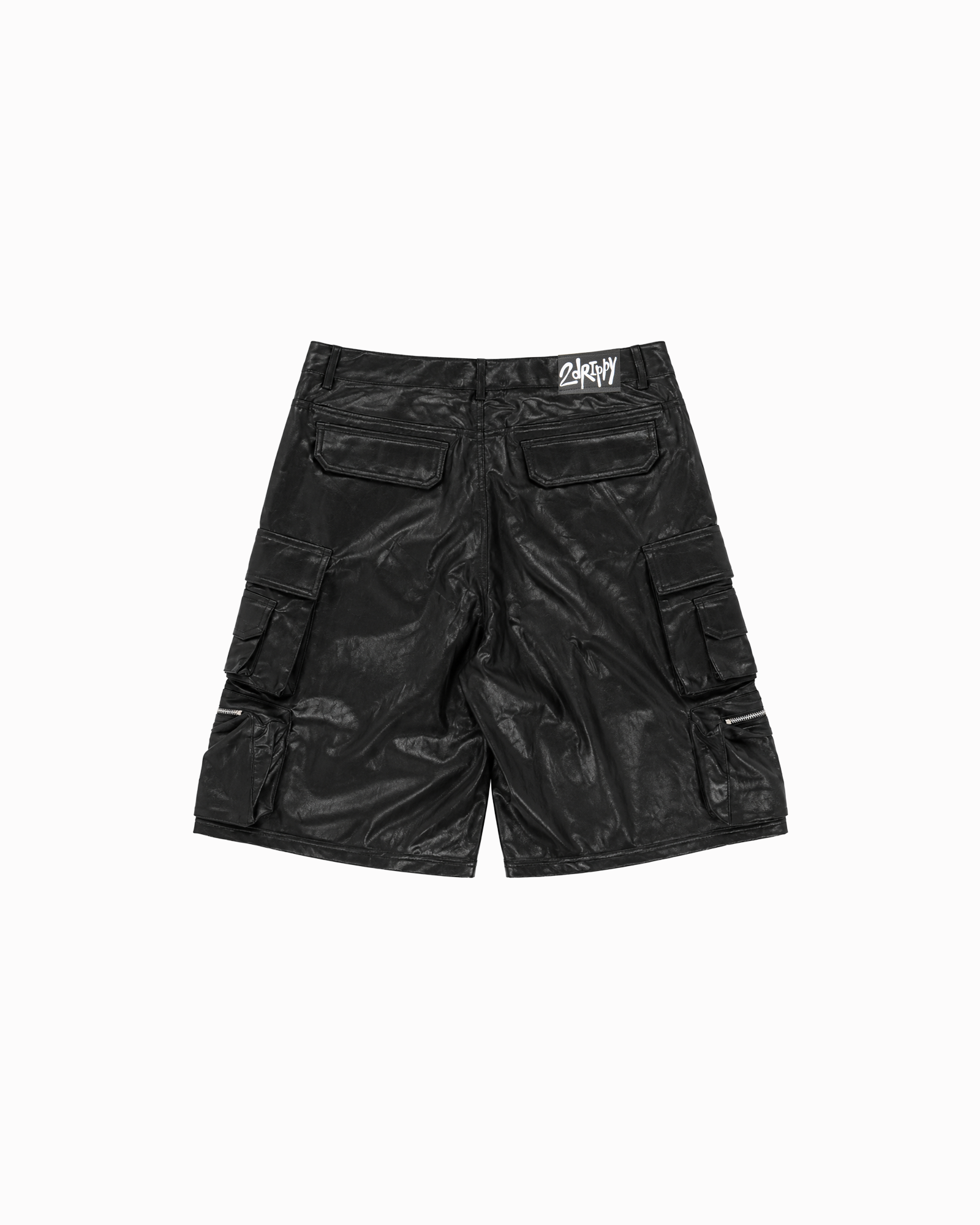 SS26|MULTIPOCKET LEATHER JORTS