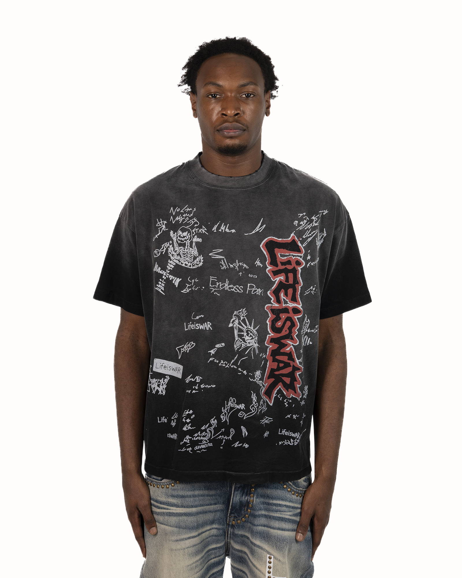 SS26|NOTEBOOK VINTAGE WASH TEE