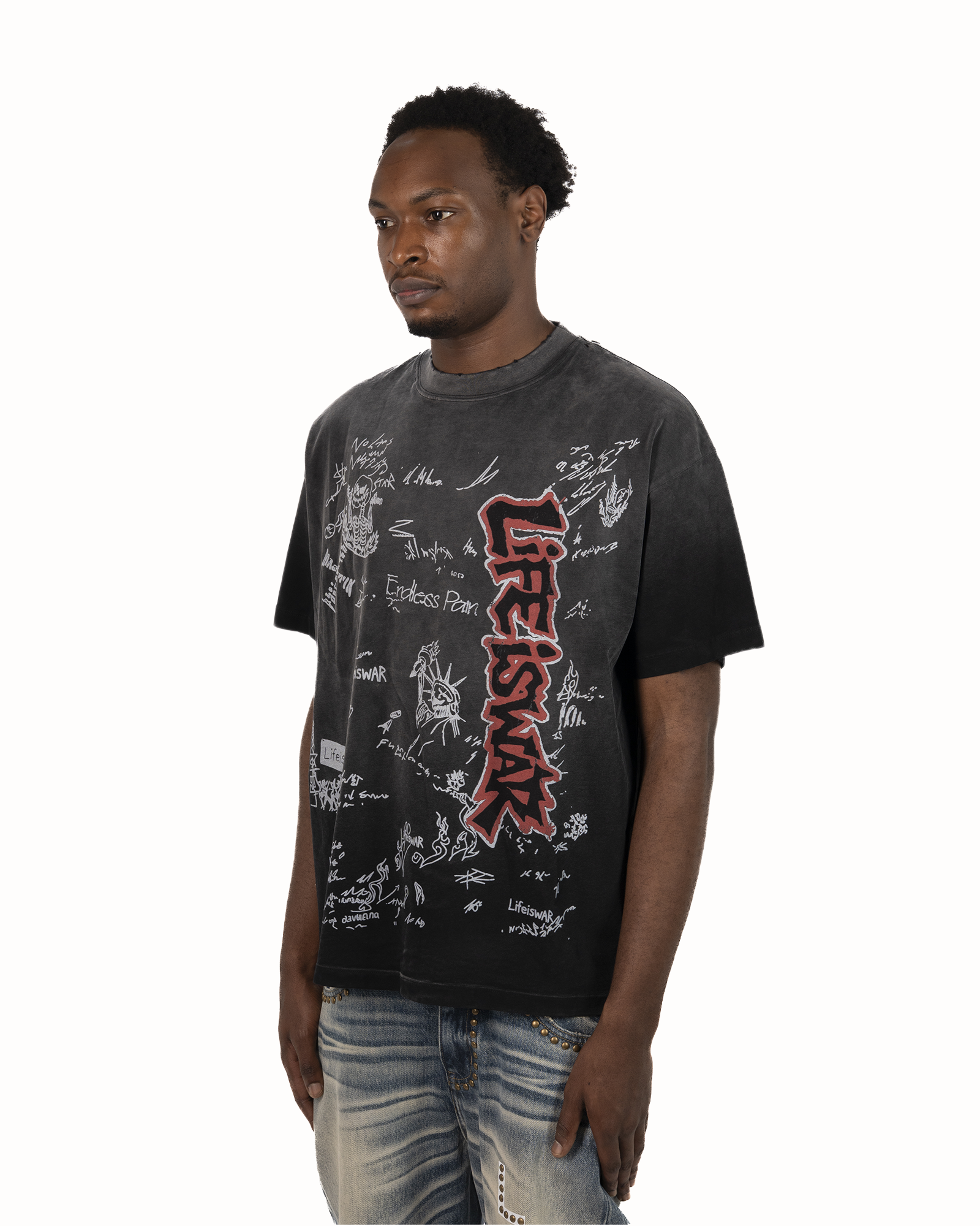 SS26|NOTEBOOK VINTAGE WASH TEE