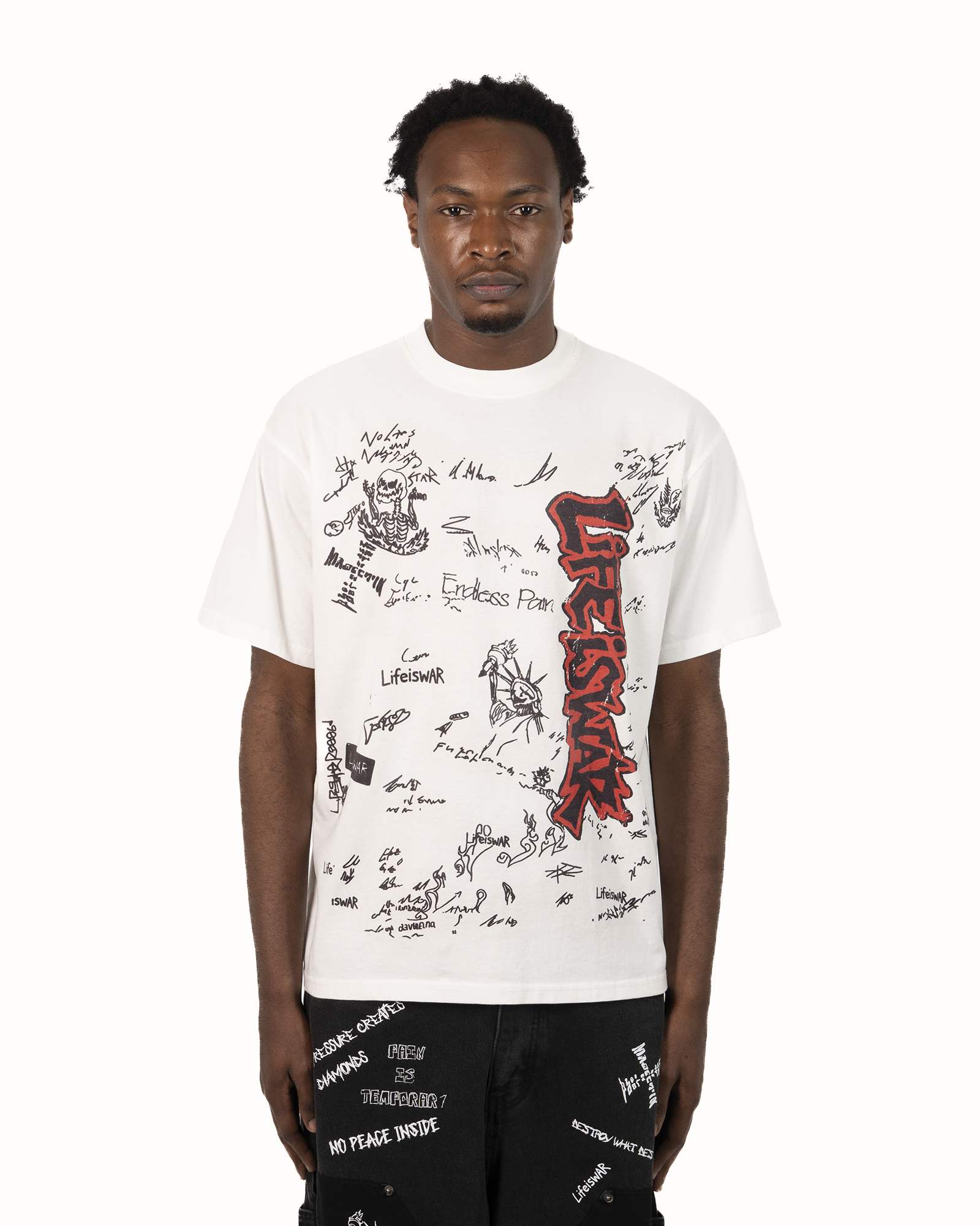 SS26|NOTEBOOK WHITE TEE