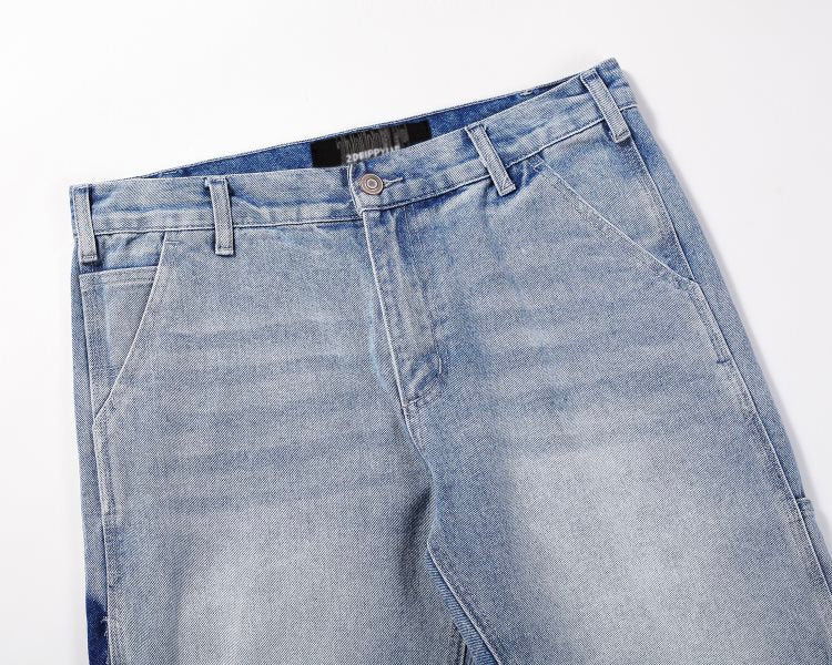 SH3|INDIGO CARPENTER DENIM SHORT