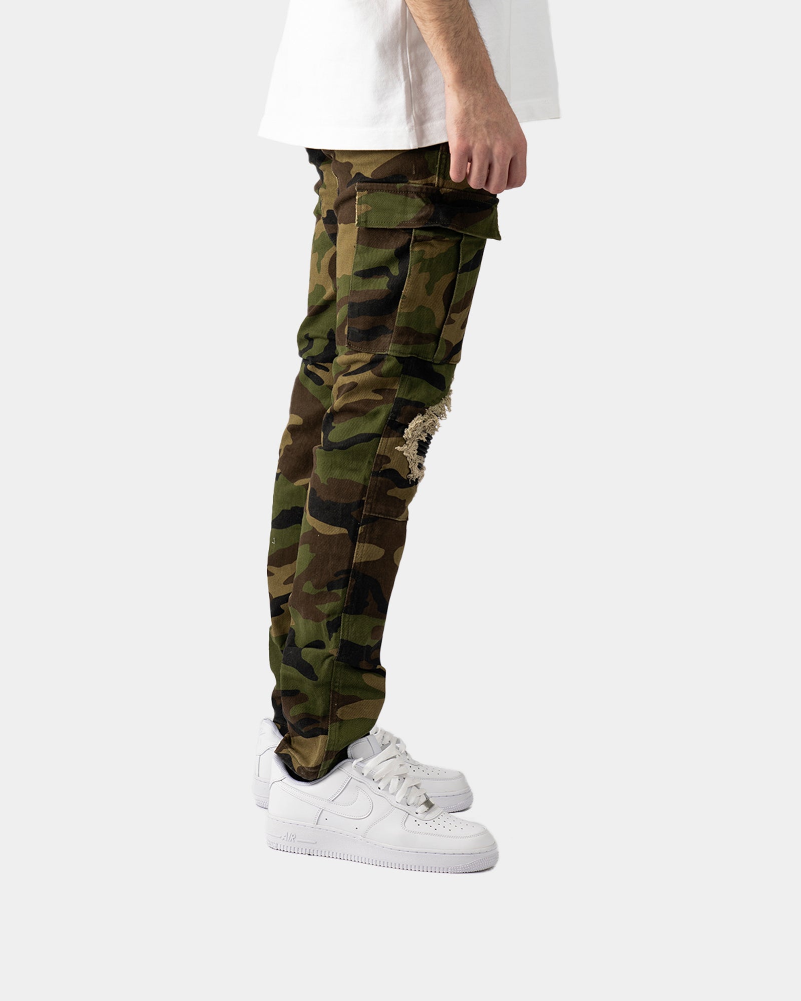 SK34|CAMO SKINNY DENIM