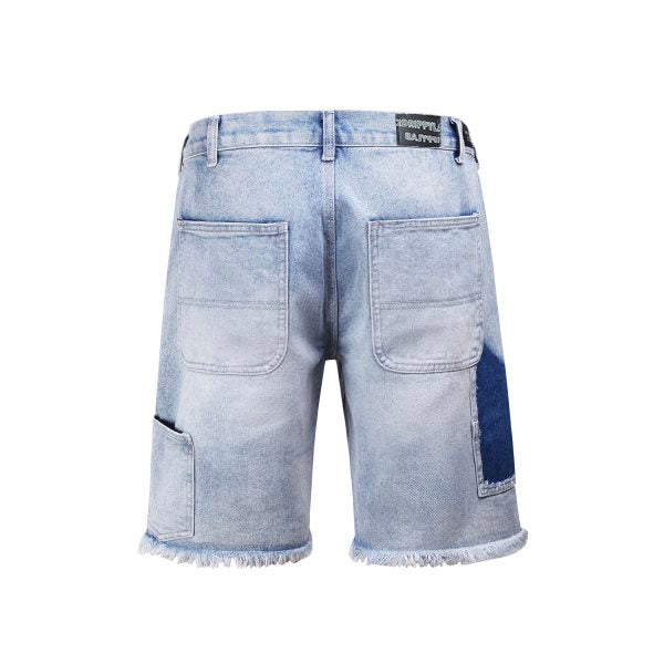 SH3|INDIGO CARPENTER DENIM SHORT