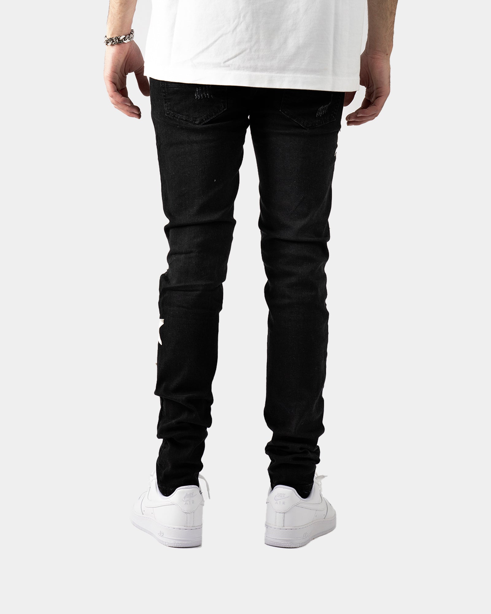 SK29|BLACK BEVERLY SKINNY DENIM