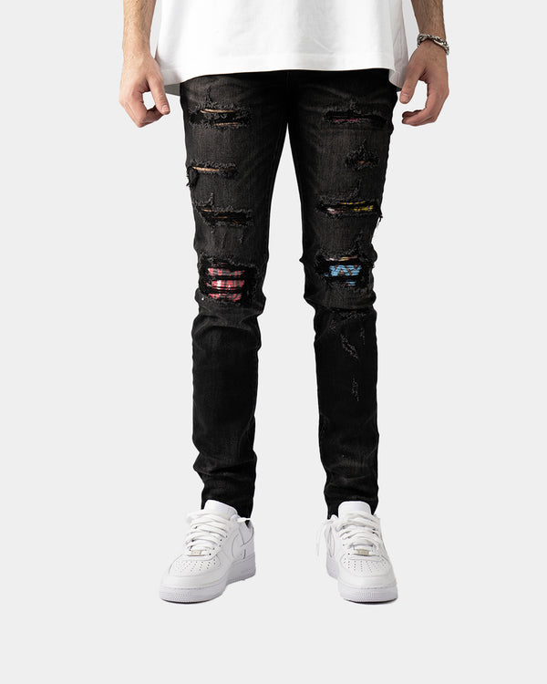 SK32|RAINBOW SKINNY DENIM