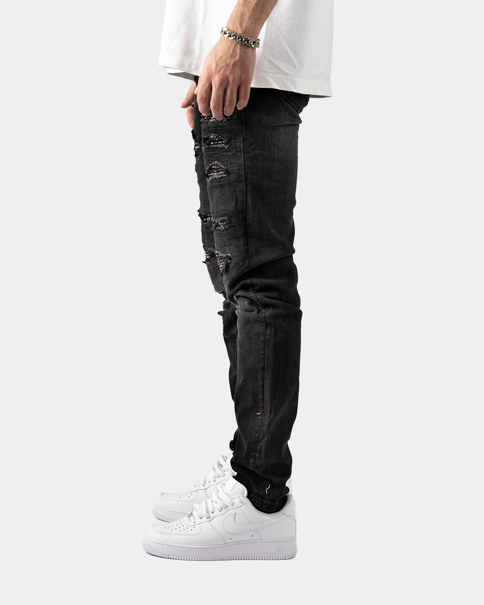 SK05| BLACK NINJA DENIM