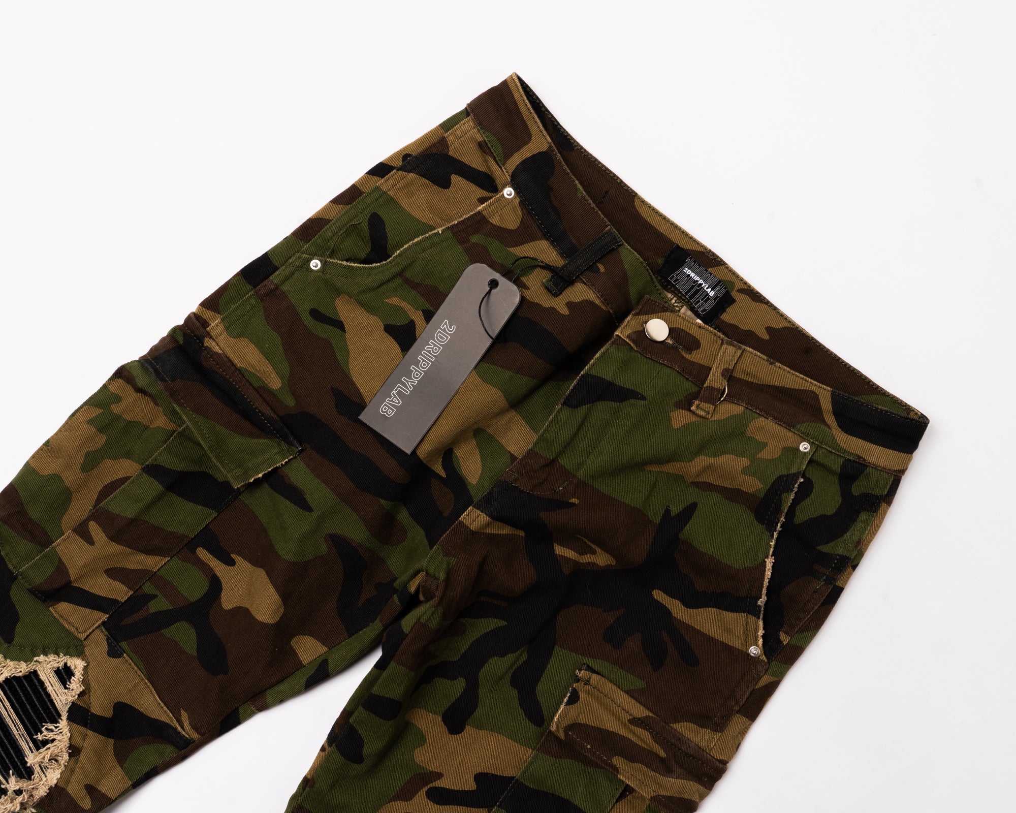 SK34|CAMO SKINNY DENIM