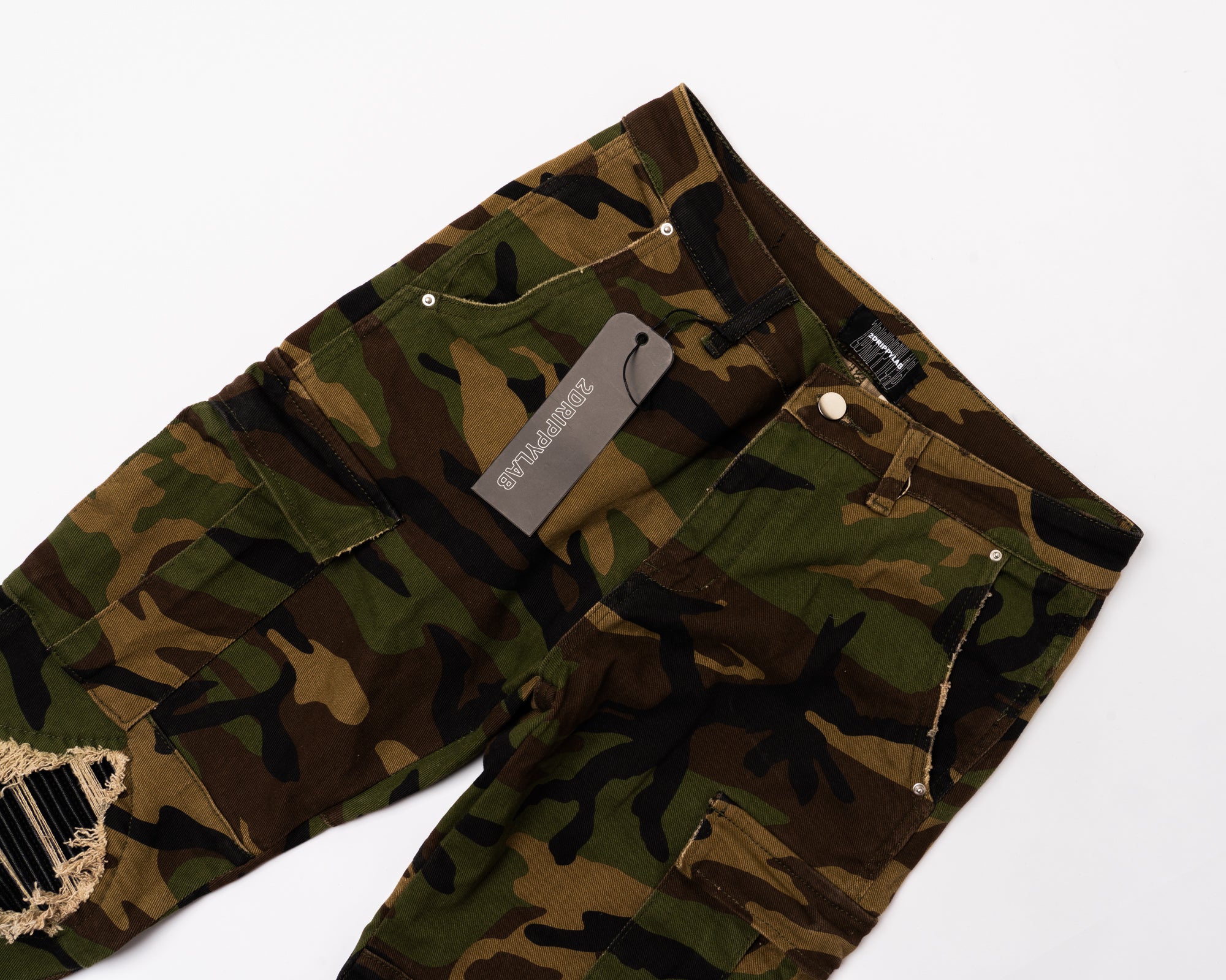 SK34|CAMO SKINNY DENIM