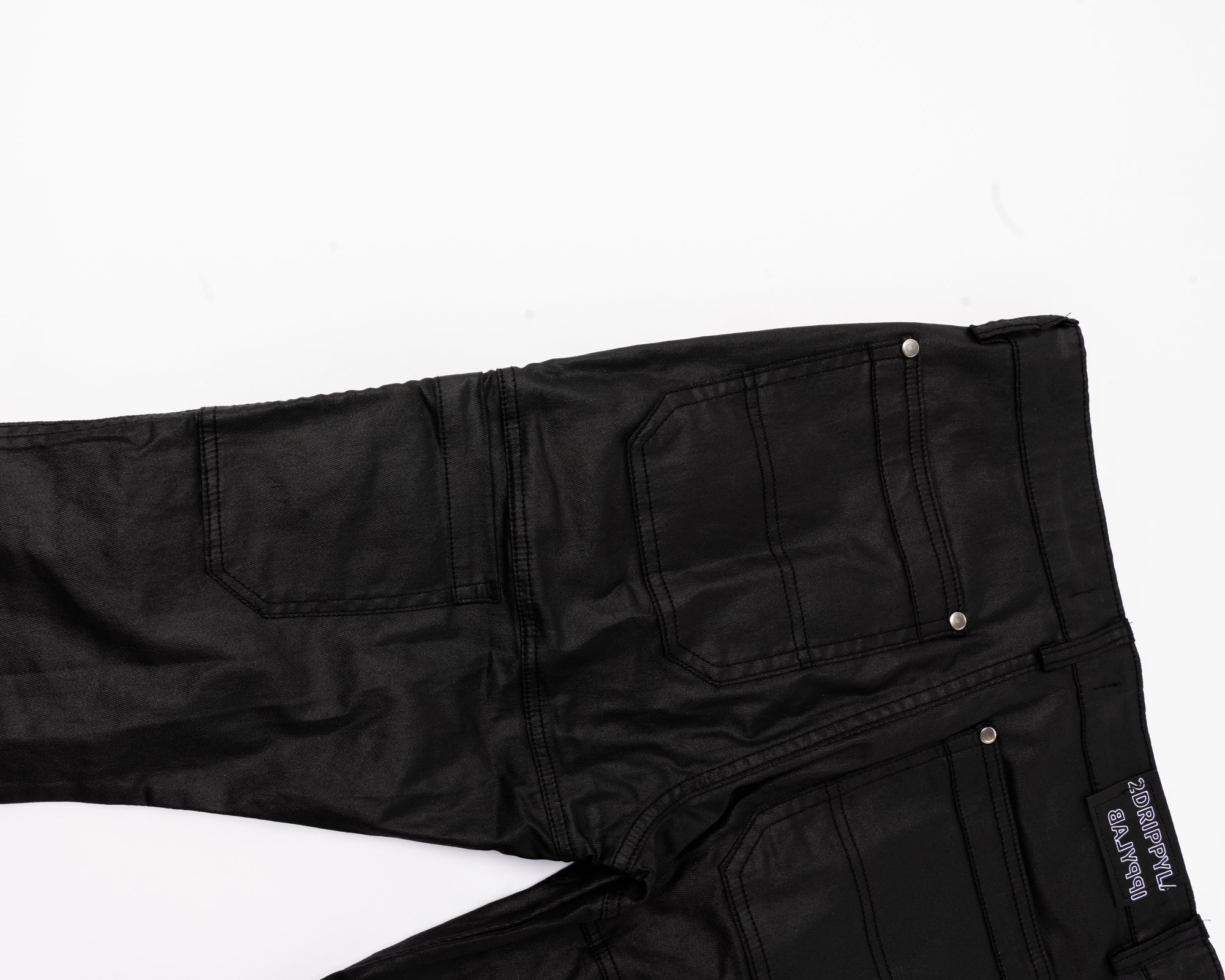 RG01|DOUBLE KNEE LEATHER PANTS