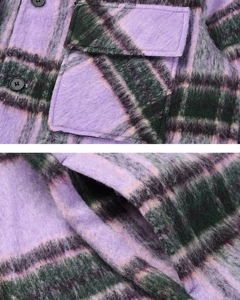 FN1| SICKO PURPLE FLANNEL