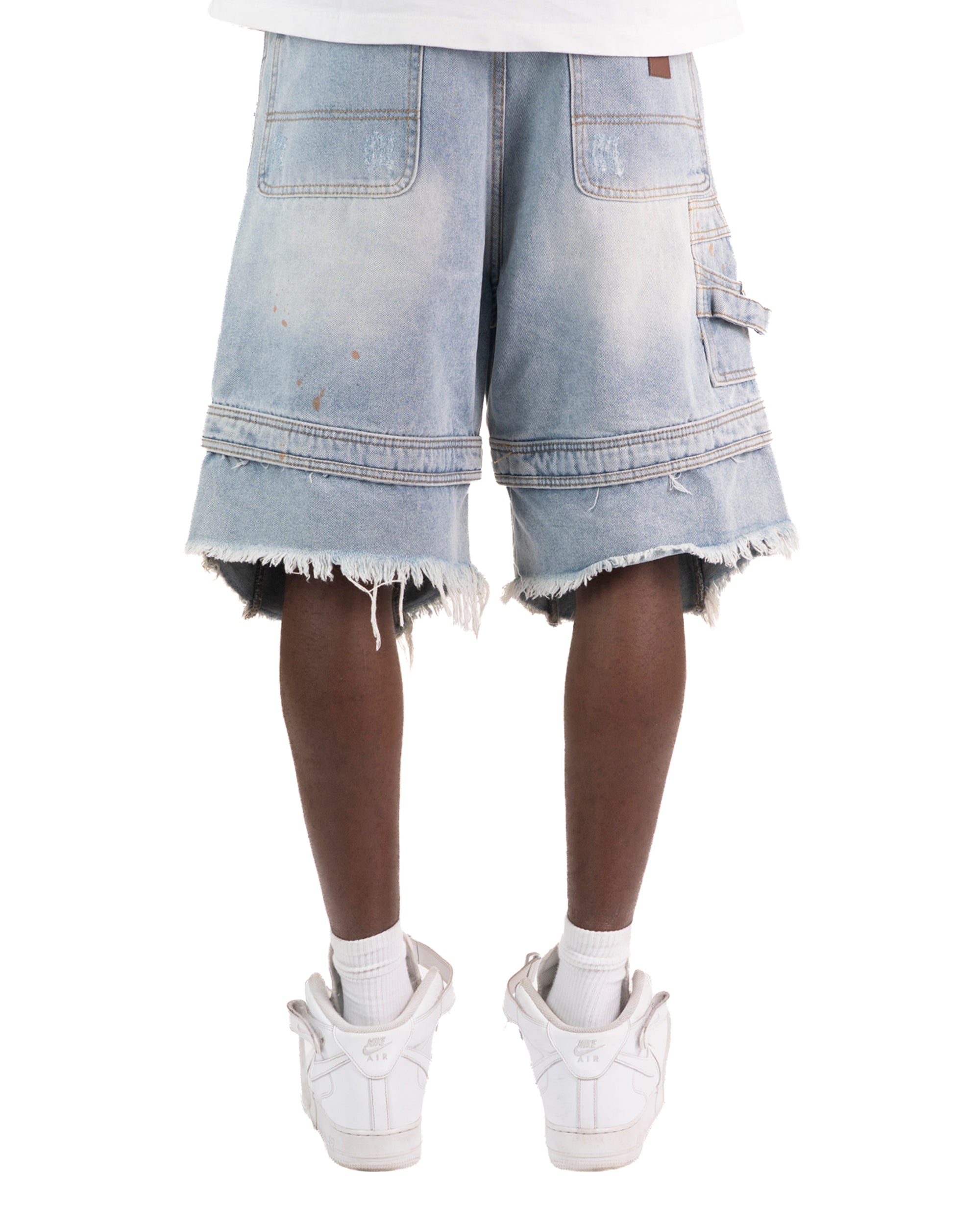 SS26|BLUE MOTO JORTS
