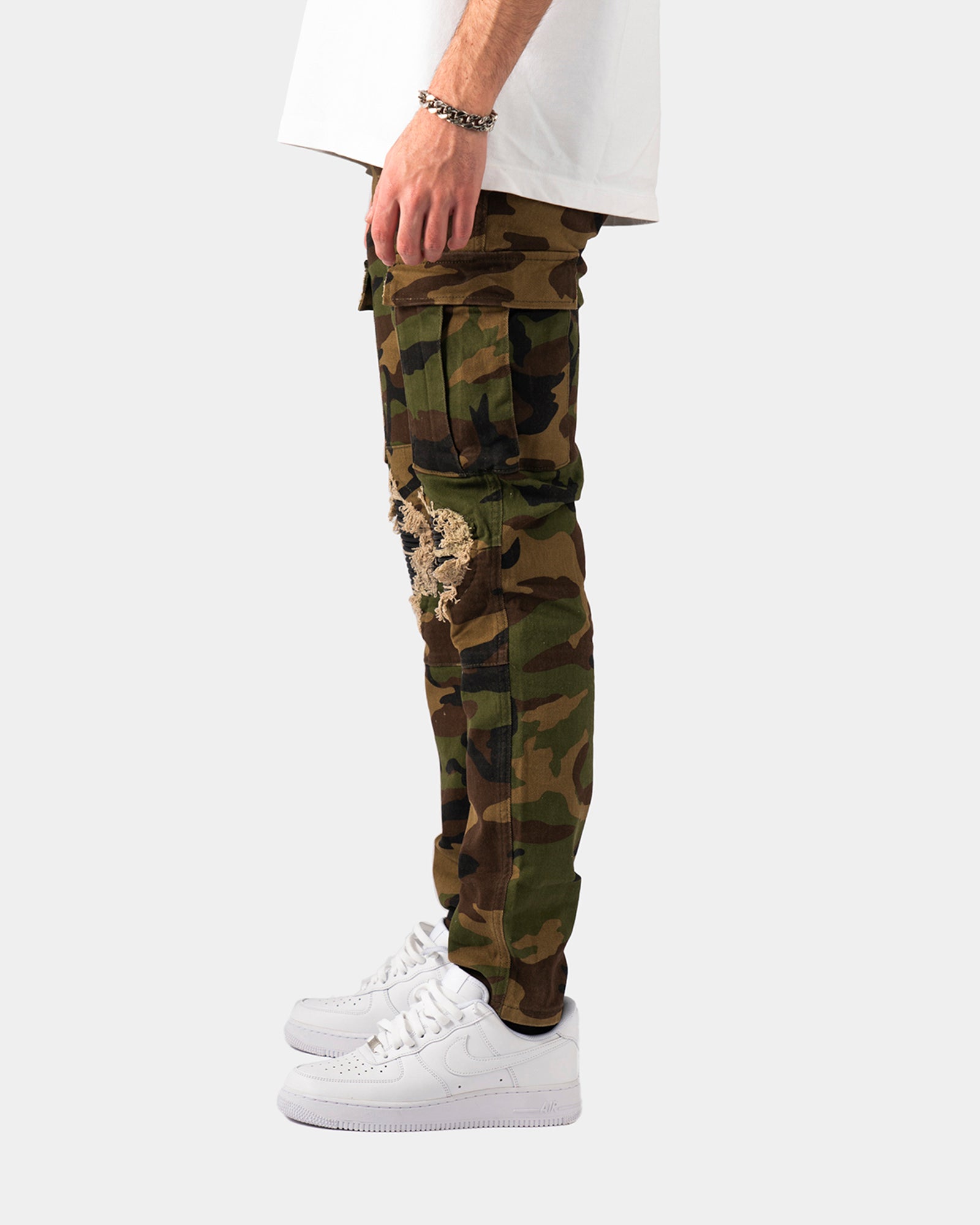 SK34|CAMO SKINNY DENIM