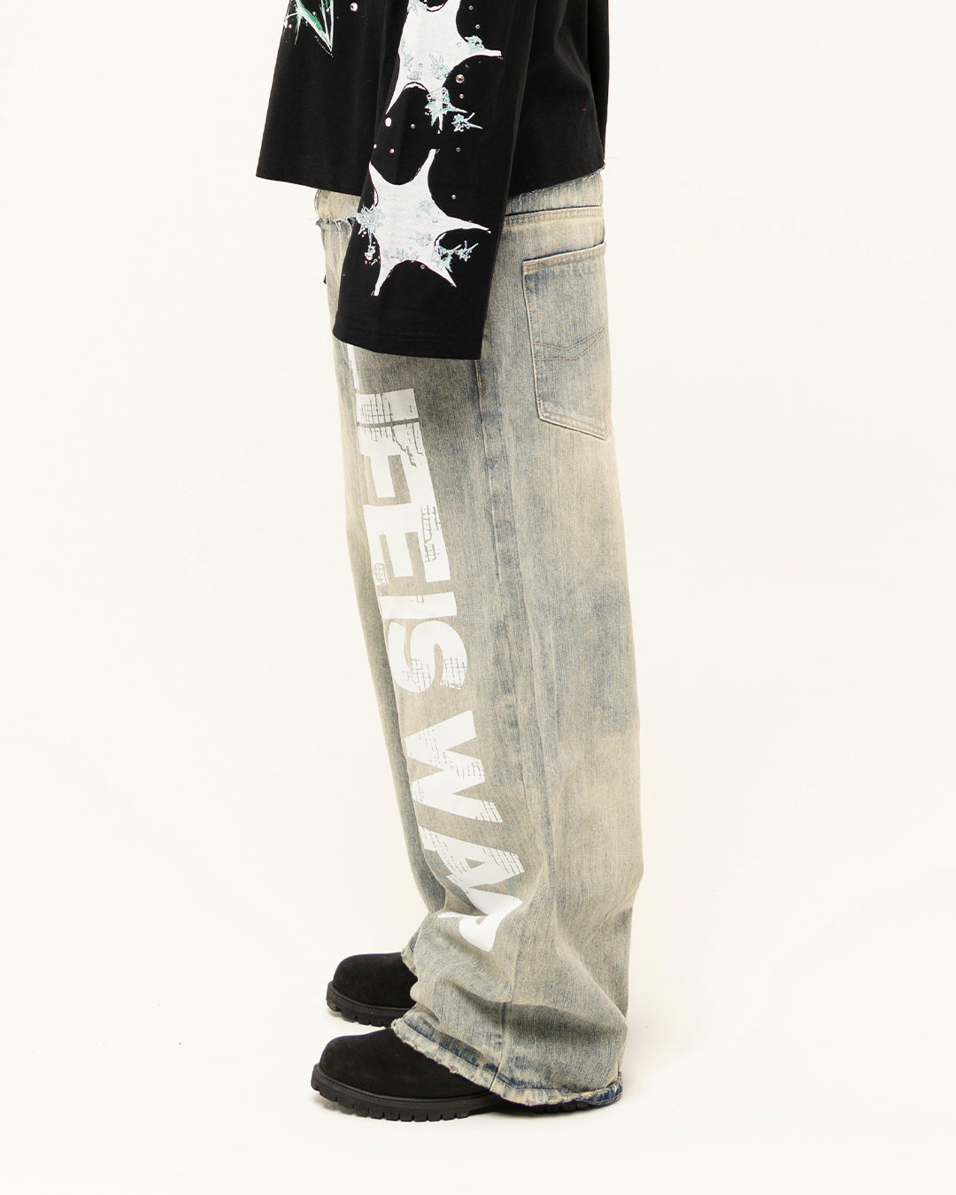 FW25|LIFE IS WAR DOUBLE DENIM