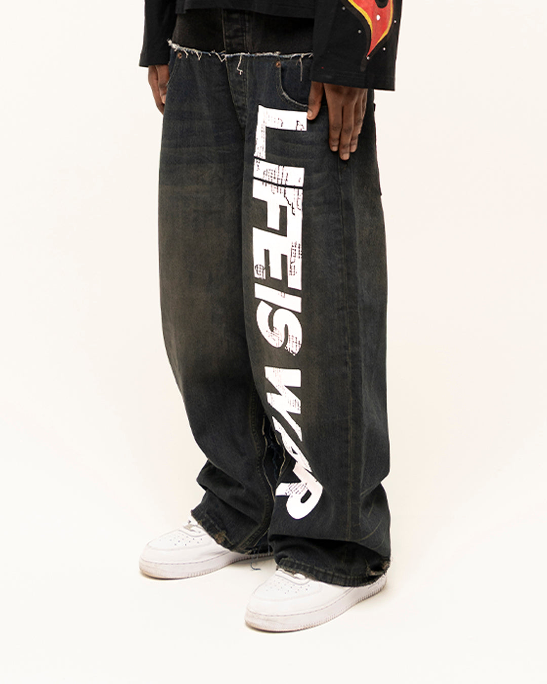 FW25|LIFE IS WAR DOUBLE DENIM