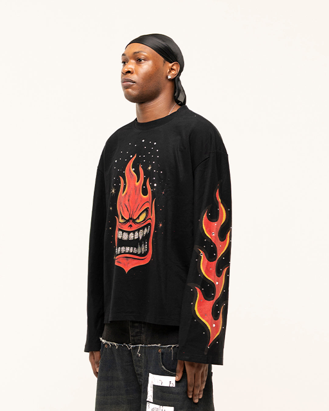 FW25|RHINESTONE RAGE FLAME