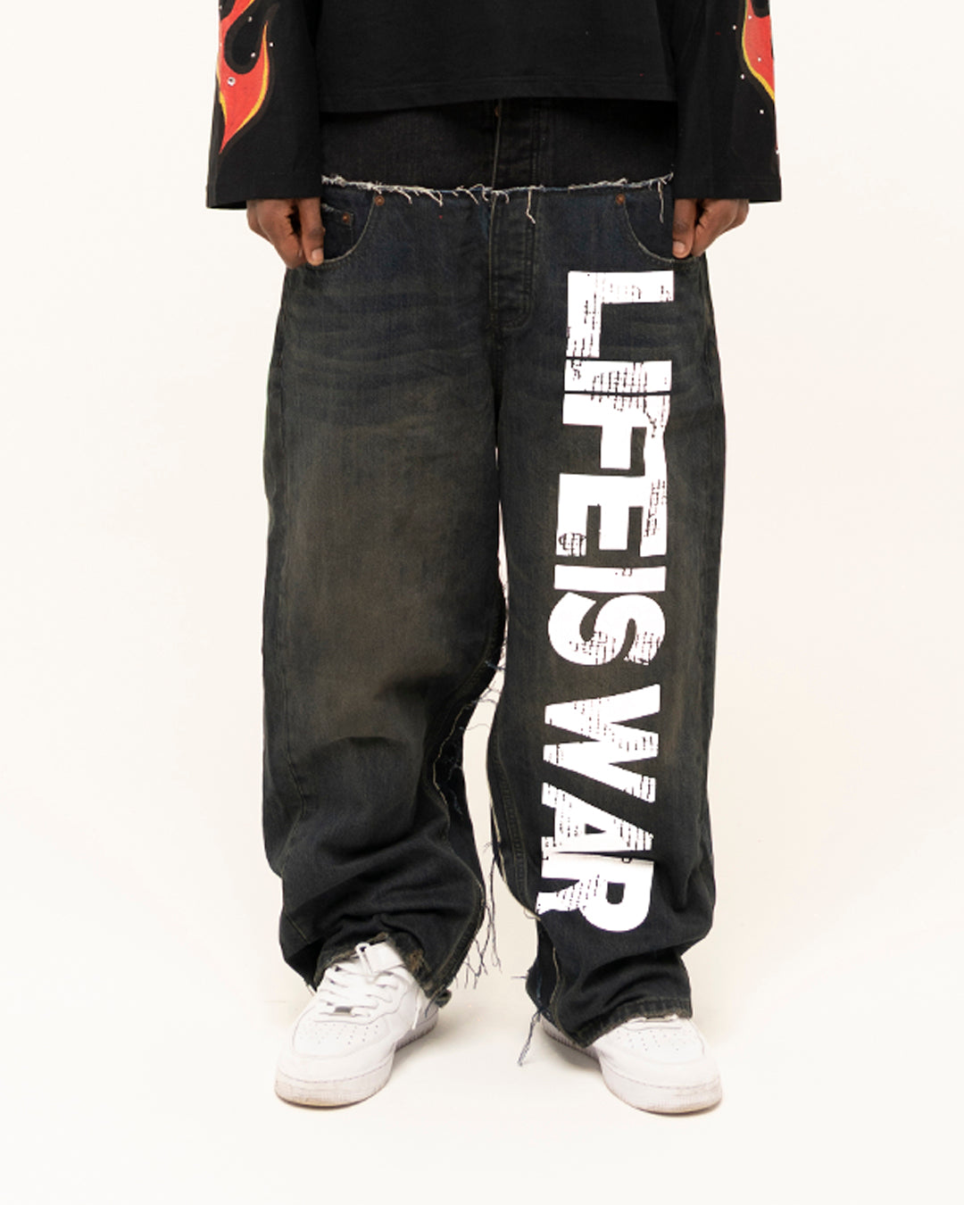 FW25|LIFE IS WAR DOUBLE DENIM