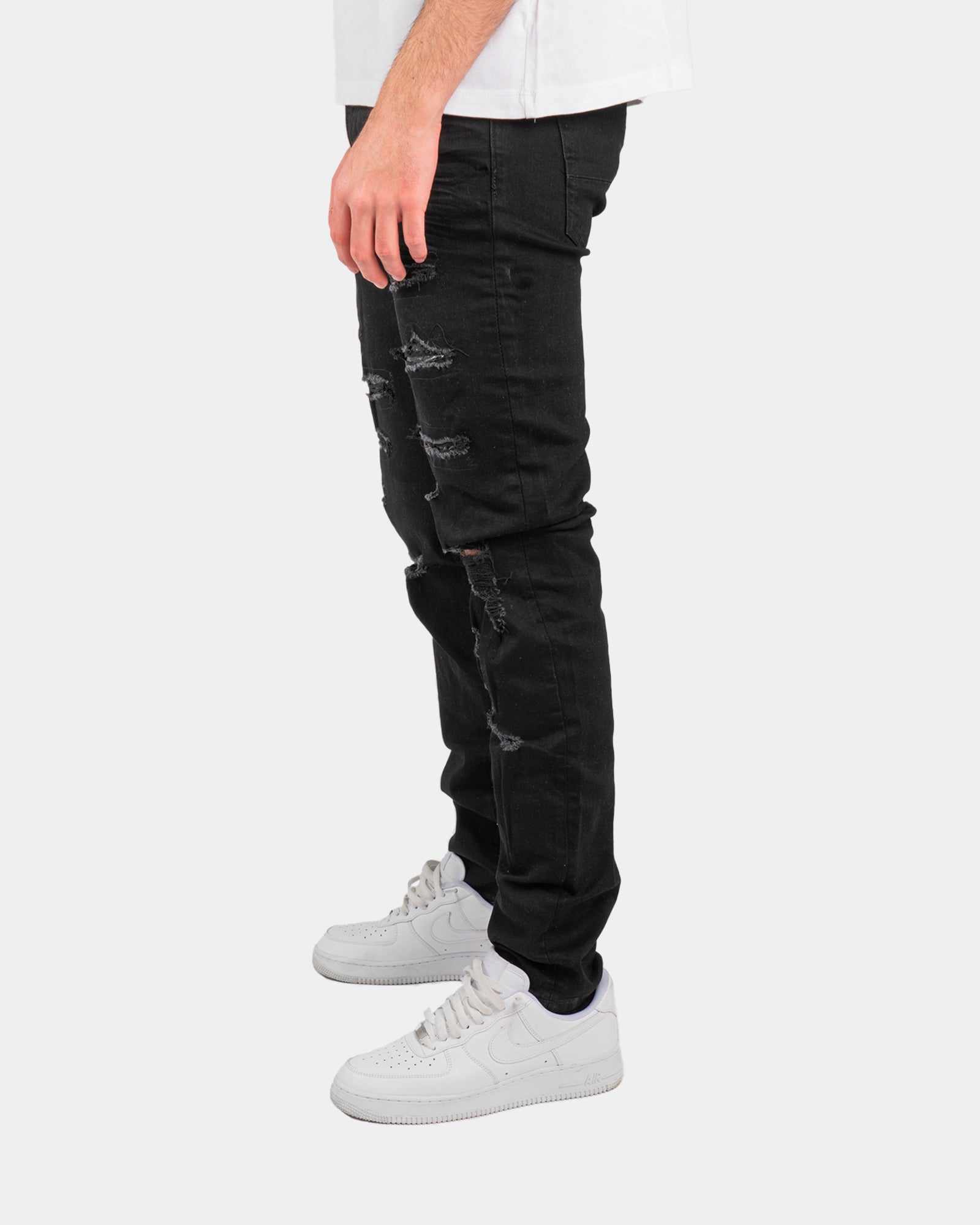 SK08| SUPER SLIME BLACK DENIM