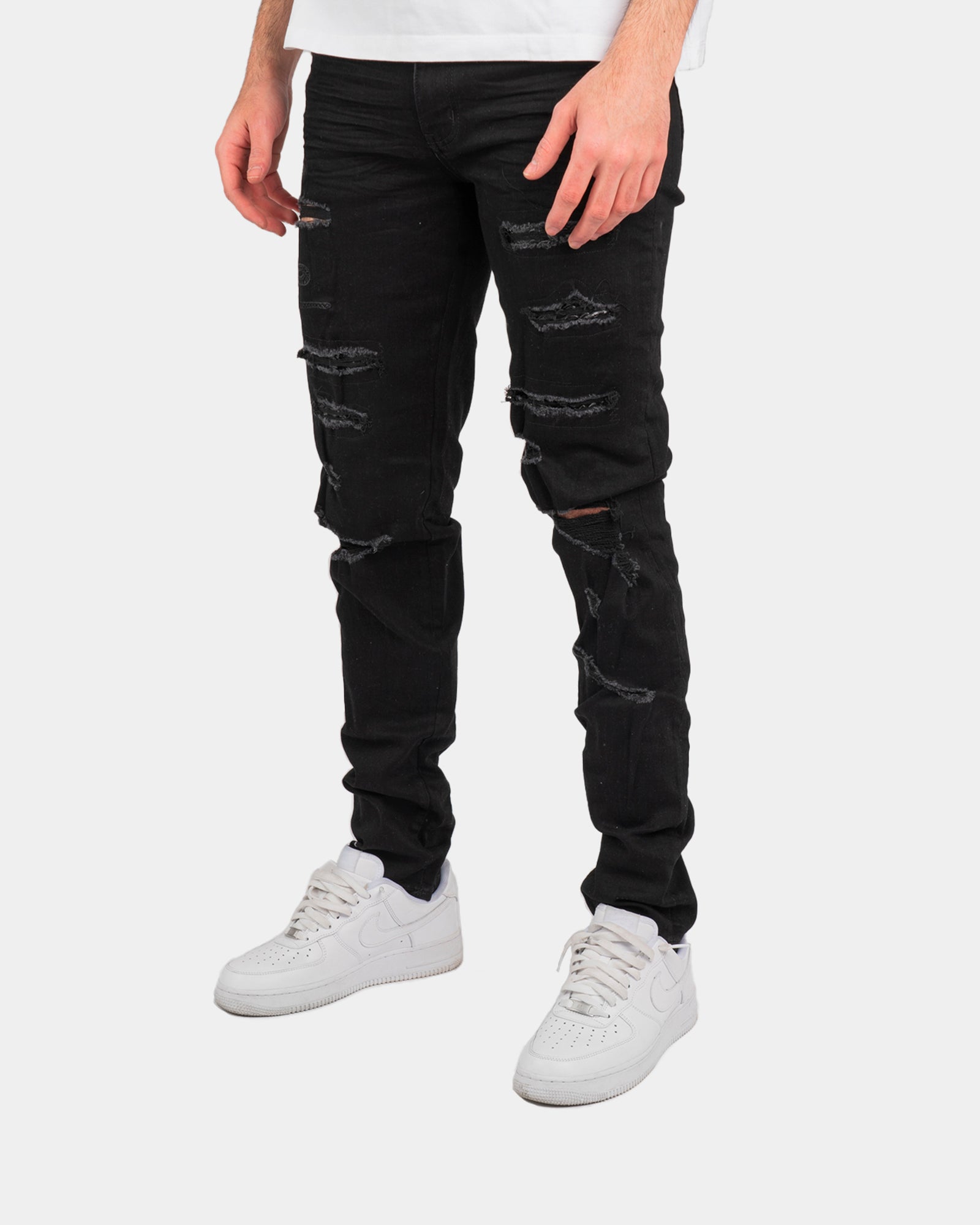 SK08| SUPER SLIME BLACK DENIM