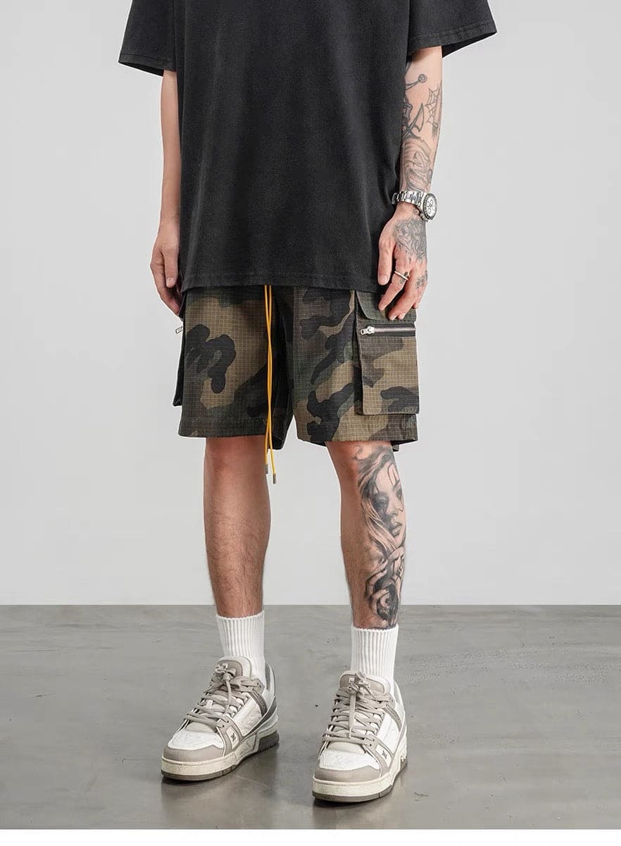 SH11|CAMO CARGO SHORT