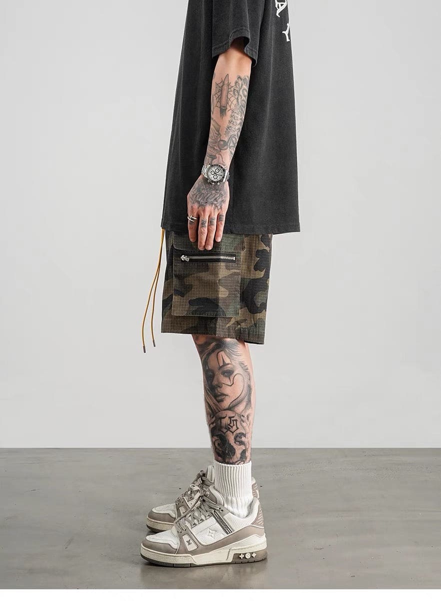 SH11|CAMO CARGO SHORT