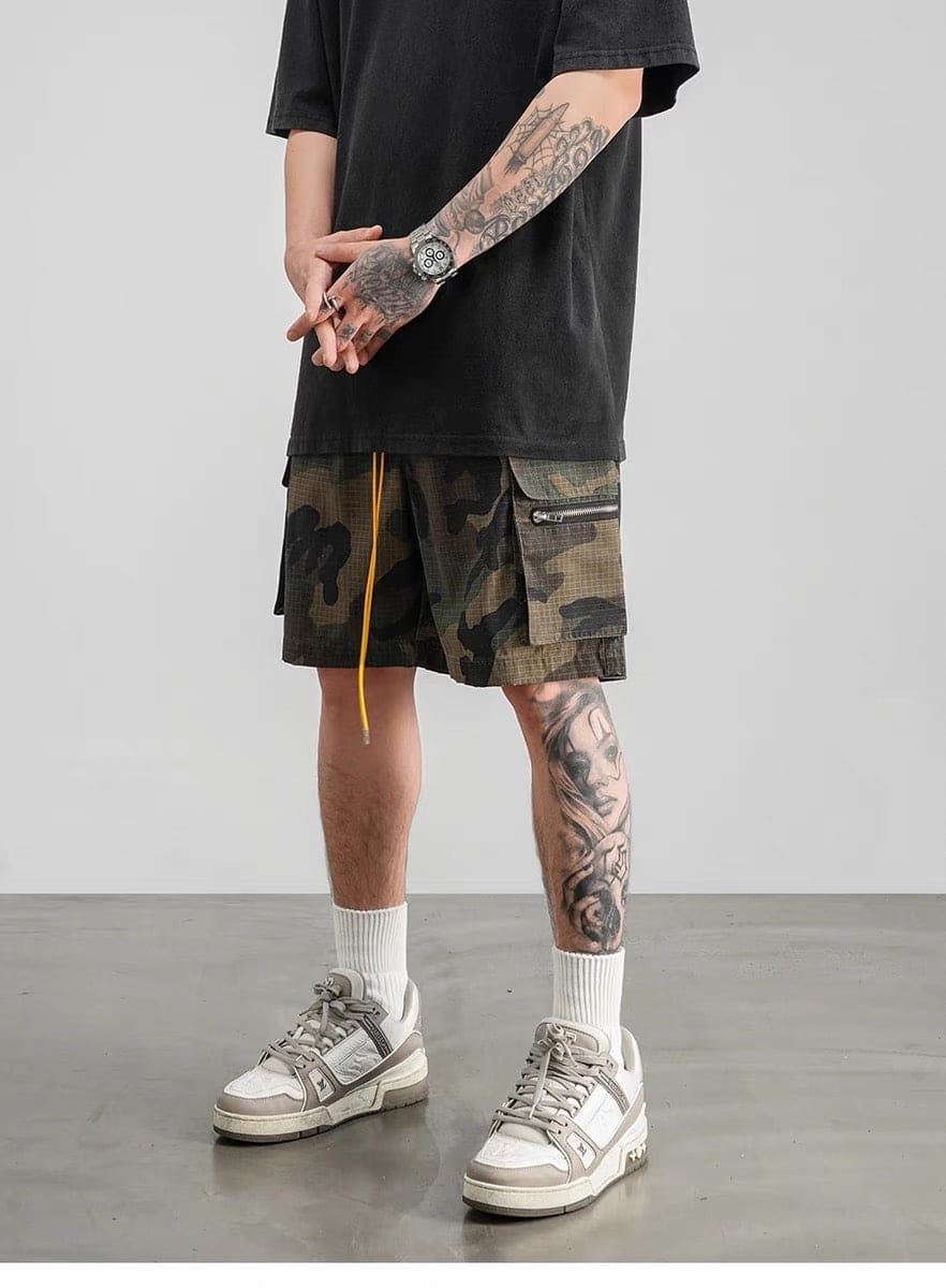 SH11|CAMO CARGO SHORT