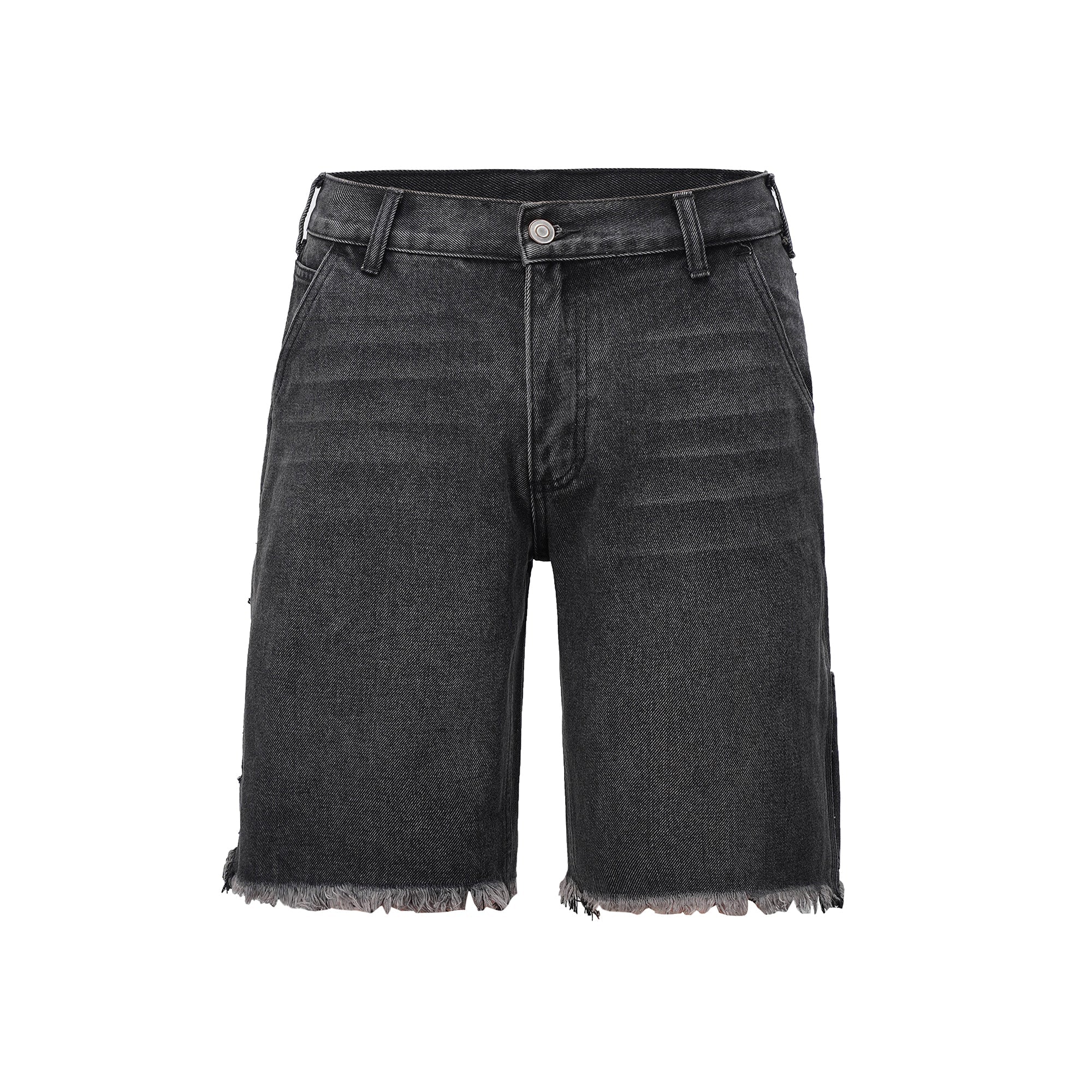 SH14|BLACK CARPENTER DENIM SHORT