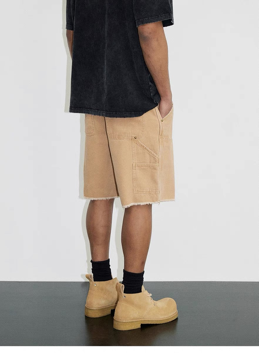 SH4|SAND DOUBLE KNEE SHORT DENIM