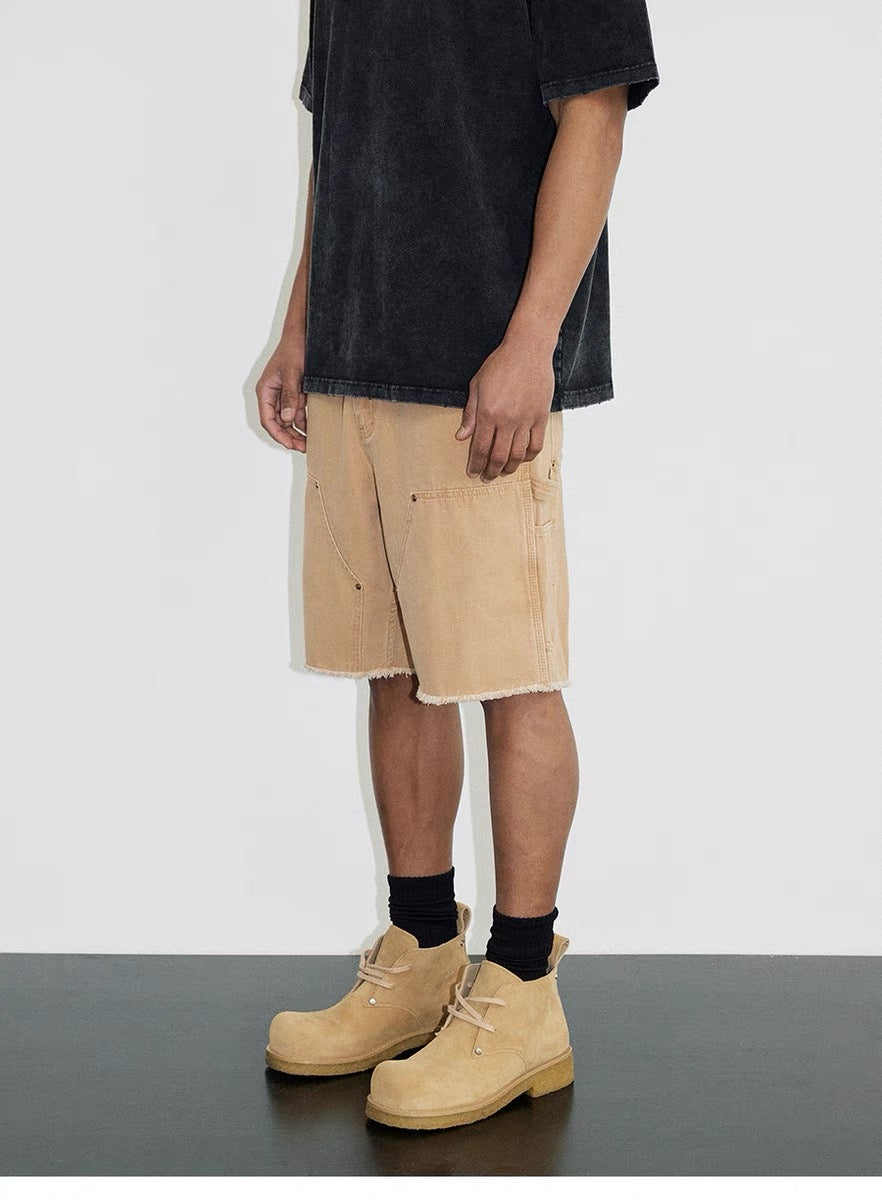 SH4|SAND DOUBLE KNEE SHORT DENIM