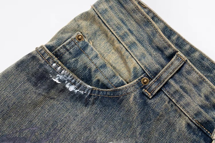 BG02|PAINTED BAGGIE JEANS