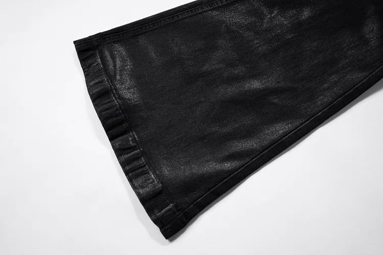 BG04|BLACK SUPERFLARE DENIM